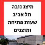 תערוכת מסיבת נובה אקספו תל אביב שעות פתיחה מיצג זיכרון והנצחה לחברי וחברות קהילת הנובה